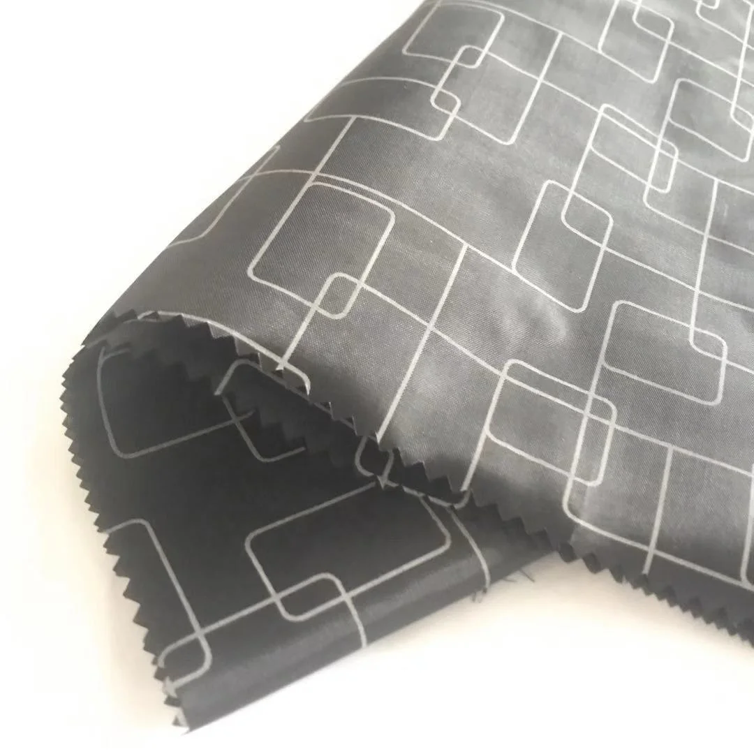 180T BOX PRINTED Wardrobe Taffeta Fabric BOX LINING COATED TAFFETA Bangladesh Market