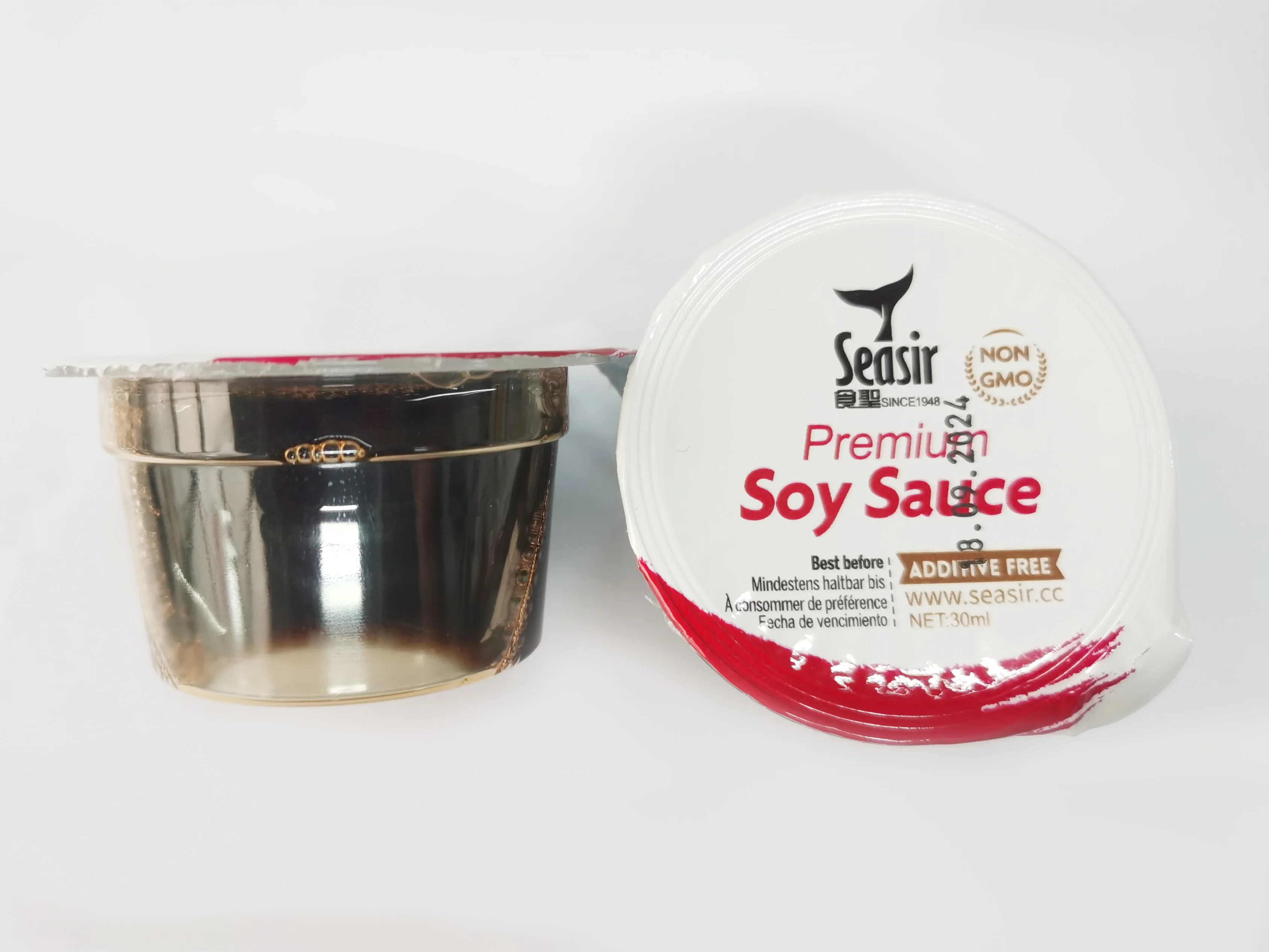 Chinese traditional 30ml takeaway shoyu cups mushroom halal soy sauce for restaurant 30ml