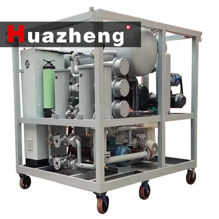 Vacuum Transformer Dielectric OIl Regenerator Equipment Mobile Dielectric Oil Purification Machine Price