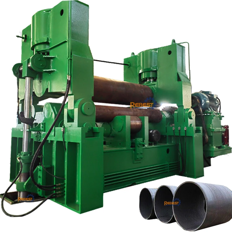 50x3000 W11S Hydraulic Universal Plate Rolling Machine 3 Three Roller Sheet Bending Machine