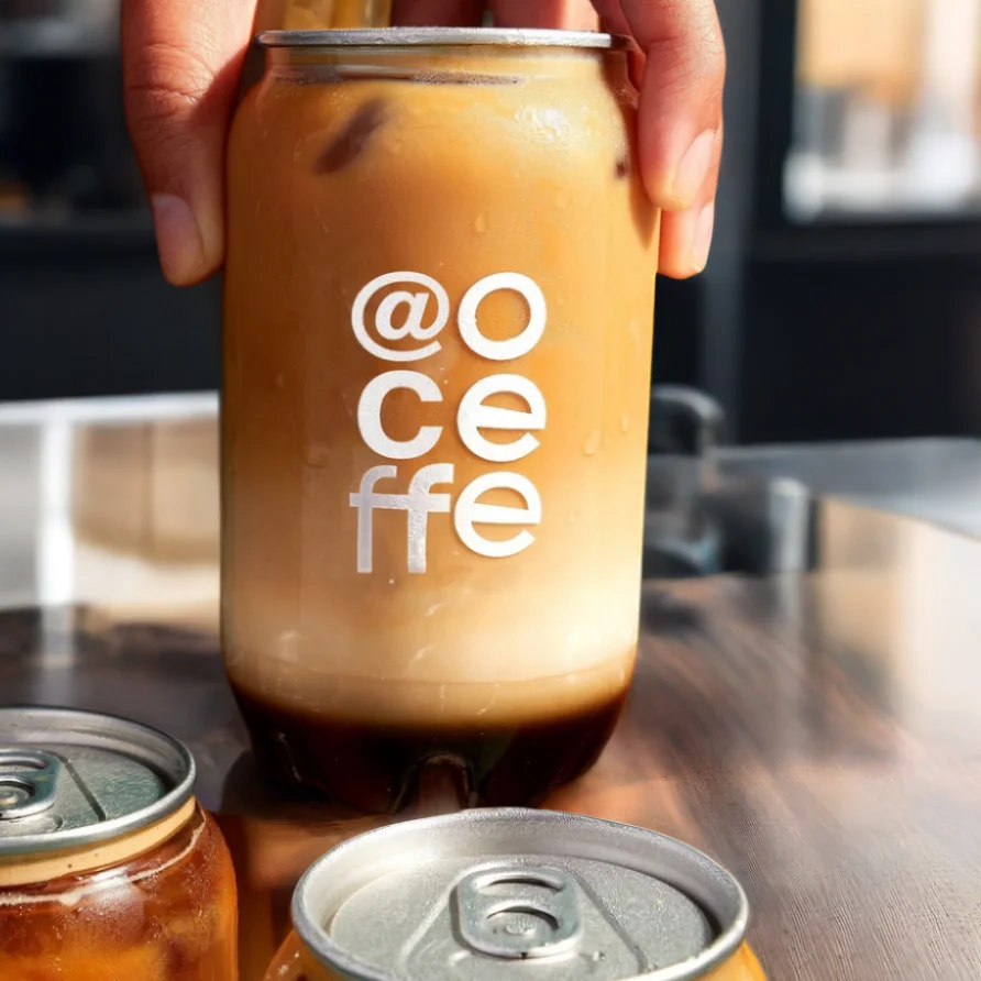 AT PACK Custom Durable Single Wall Plastic Bottle for Cold Brew Coffee Plastic Bottle for Iced Coffee 350ml 500ml