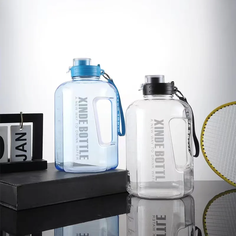 1.5L Portable Large-capacity Ton Ton Bucket Direct Drinking Sports Plastic Water Bottle