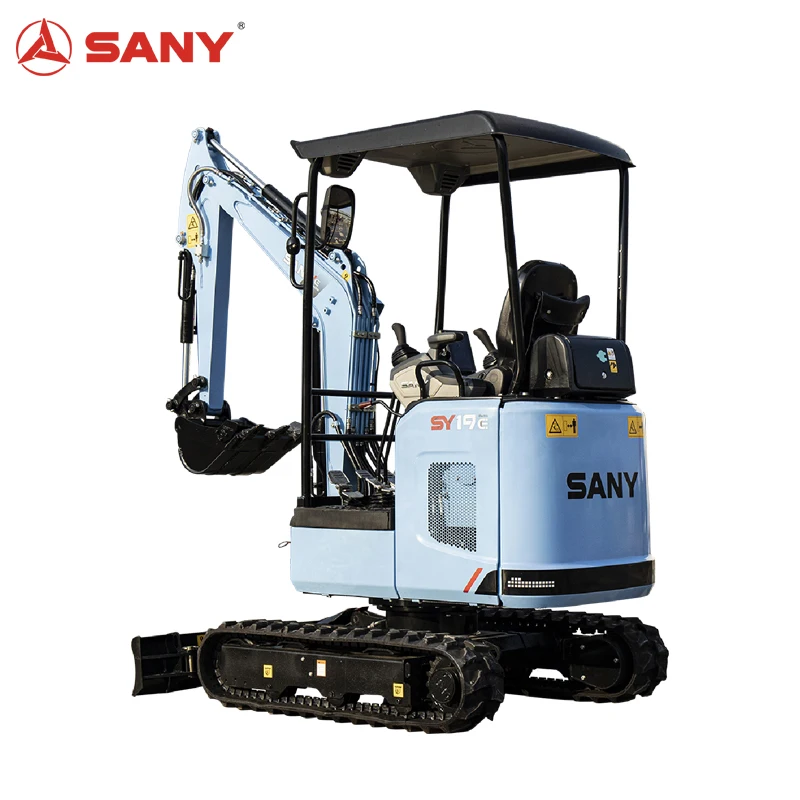 SANY low noise cobalt free battery mini electric powered excavator with longer battery life