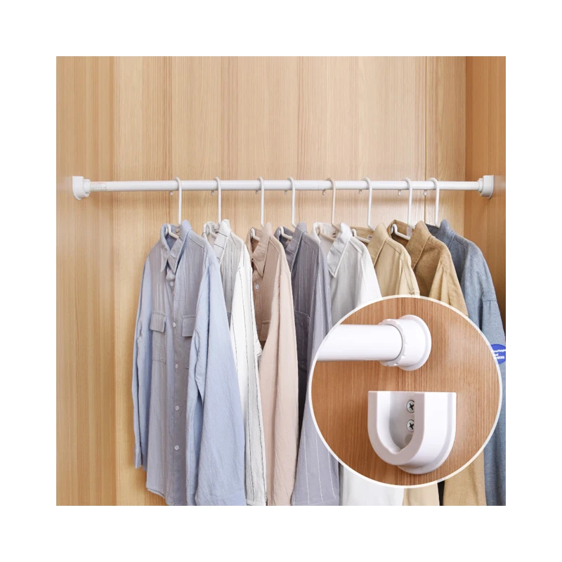A Lot of Hot Selling load-bearing is stable wardrobe clothes hanging rod hanger Clothes hanging finishing LGY-40