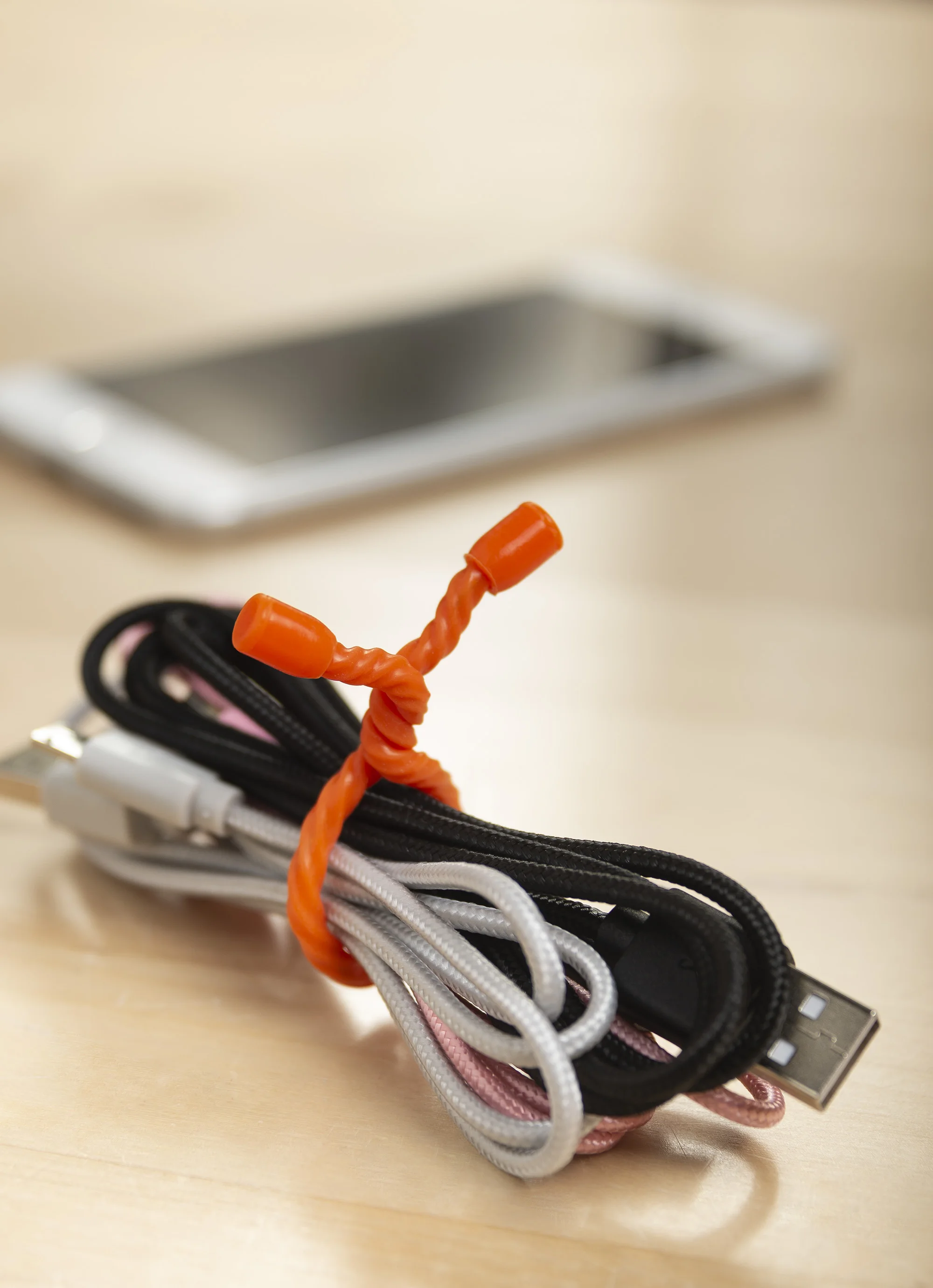 12-Inch Reusable Silicone Cable Ties Heavy-Duty Rubber Twist Ties Cord Management Organizer for Securing and Wrapping cables