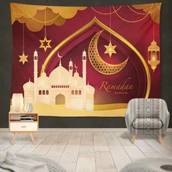Роскошные гобелены Рамадан ИД Мубарак ручной работы настенные художественные ковры тканые гобелены