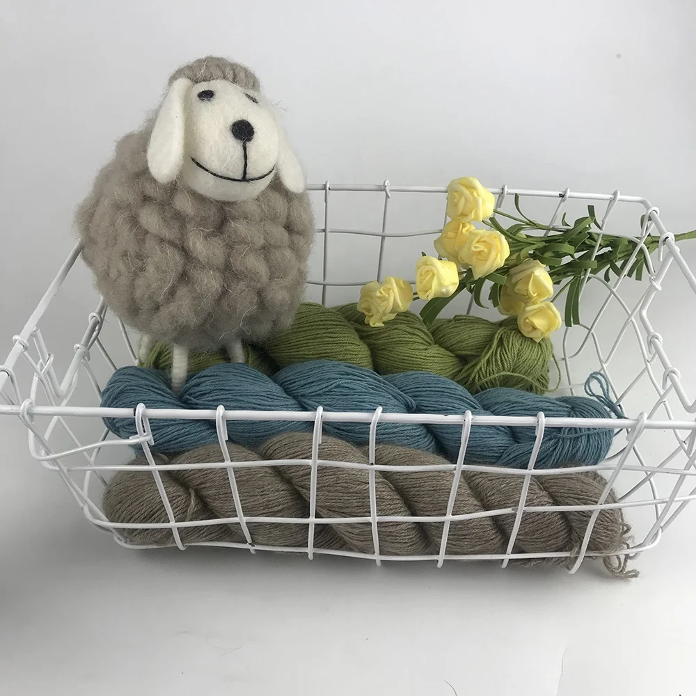  Lotus Yarn оптовая продажа ручное вязание Высококачественная Смешанная кашемировая пряжа цветная для