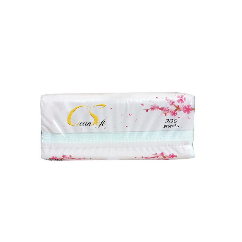 High Quality Fast Dissolving Facial Tissue Rolls Strong Water Absorption Custom Layer Paper Napkin Facial Tissue
