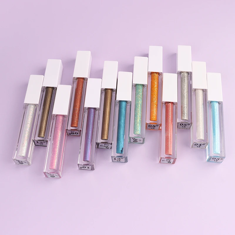 2022 New Arrival Non Toxic Cosmetic Shine Liquid Eyeshadow Private Label Cosmetics Eye Make Up Liquid Glitter Eyeshadow