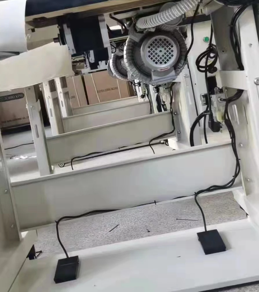 High quality hot air seam sealing sewing machine protective cloth making machine