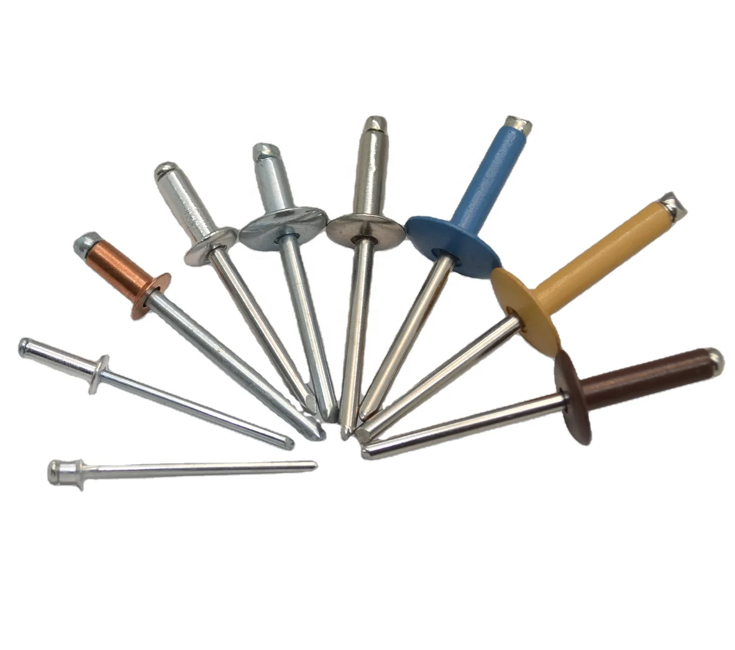 Rivet Blind Customize Long Steel Aluminum Dome Round Countersunk Head Large Flange 304 Stainless Steel Blind Hole Rivet