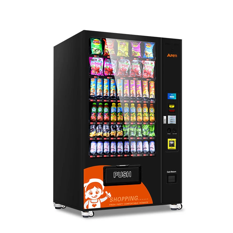 AFEN Automatic Sim Card Office Supplier Vendor Cold Drink Dispenser Vending Machine
