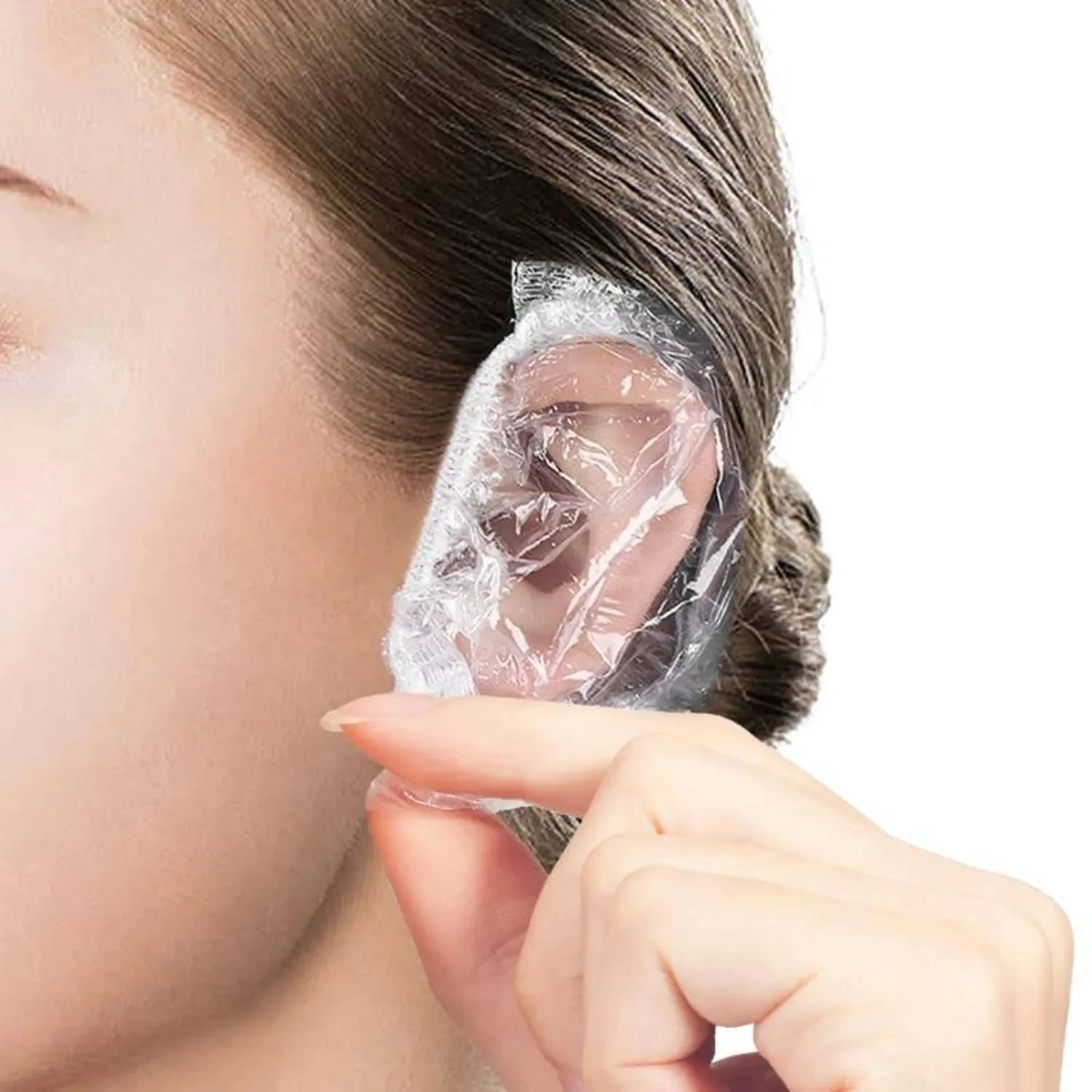 Disposable Waterproof Clear Ear Protect Cover Facials Tools For ear protector cover