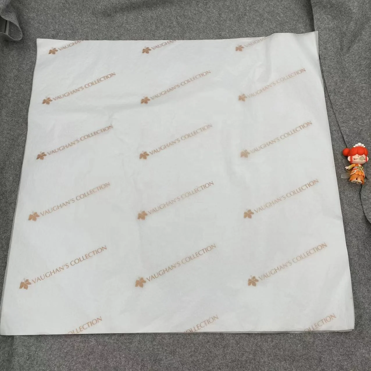 Custom Brand Name Printed Pink Gift Wrapping Tissue Paper for Clothing