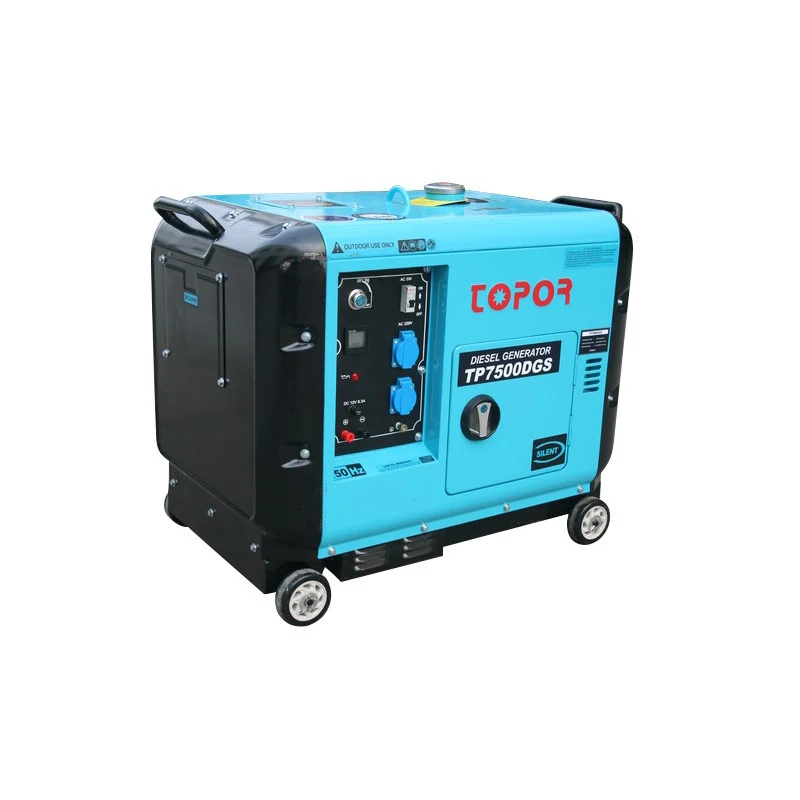TP7500DGS New Type Portable Electric 6000W Generator Super Silent Generator Diesel For Home Use