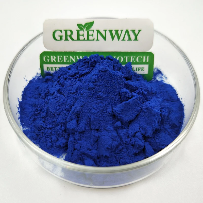 Cosmetic Peptide CAS 49557-75-7 Prezatide Copper acetate Copper peptide Ghk Cu powder