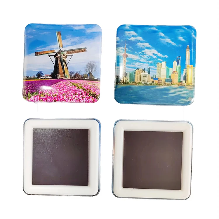 Square 2*2 Inch Badge Making Machine Magnet Making Machine+Cutter +250 Pcs Fridge Magnet Material