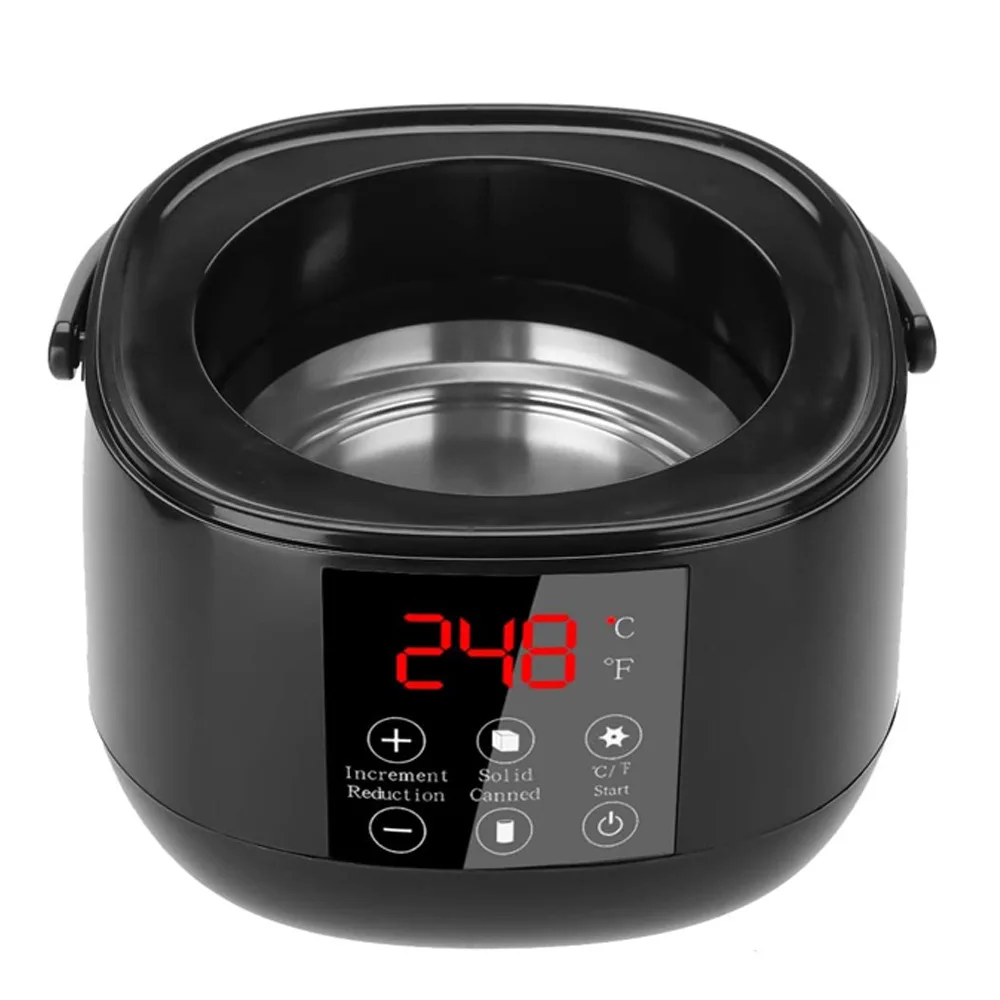 HJS Paraffin Heaters Hair Removal Depilatory Wax Warmer Heater Large 500ml Wax Melting Pot for Women Men Hair Removal