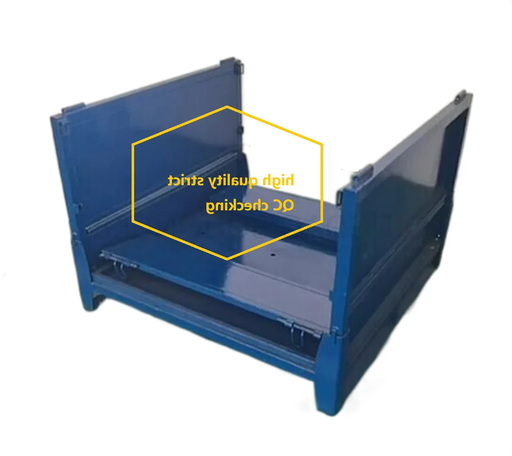 Steel Collapsible Stacking Storage Container Rack & Bin