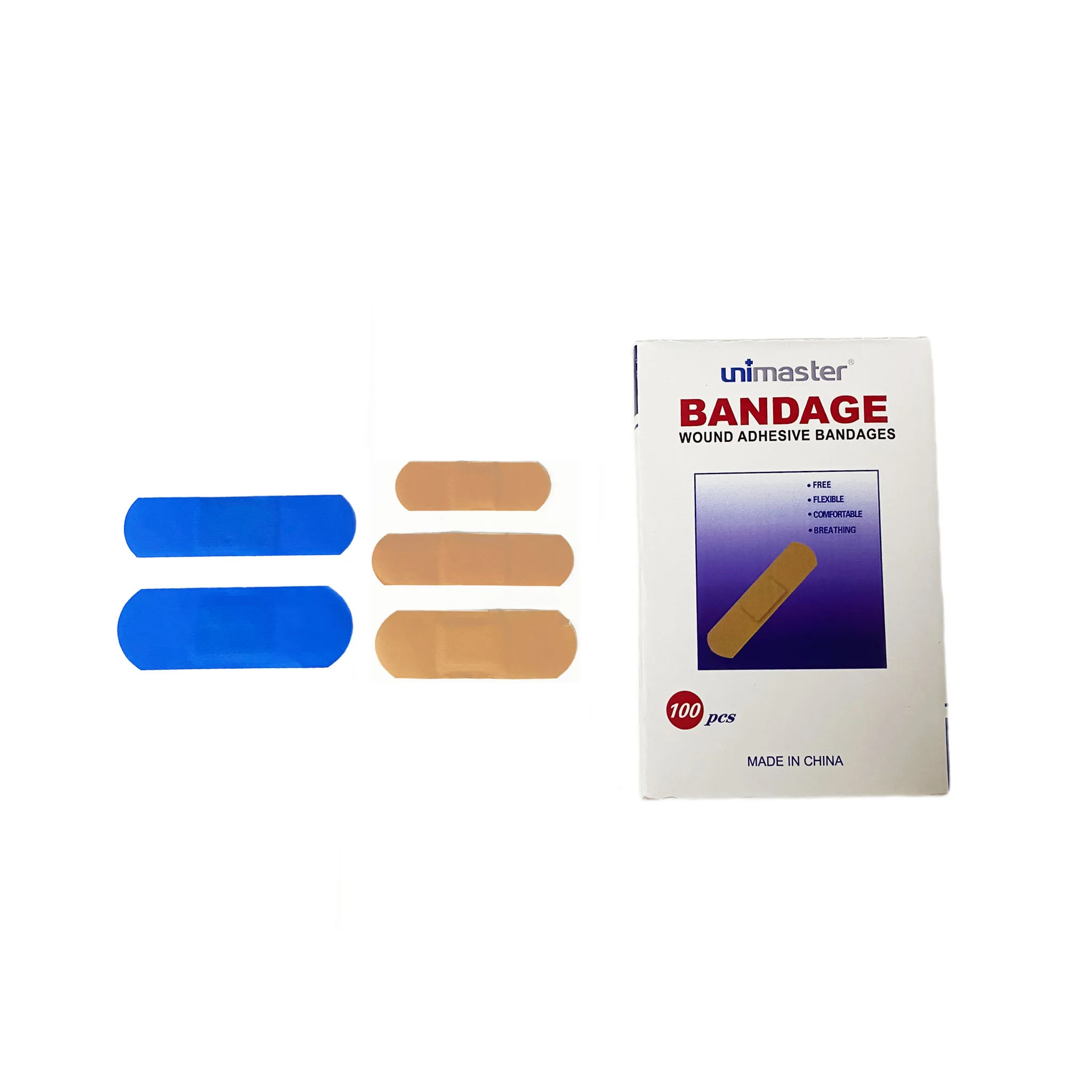 Unimaster Skin Color Customized Medical Band Aid Breathable Plaster with Logo