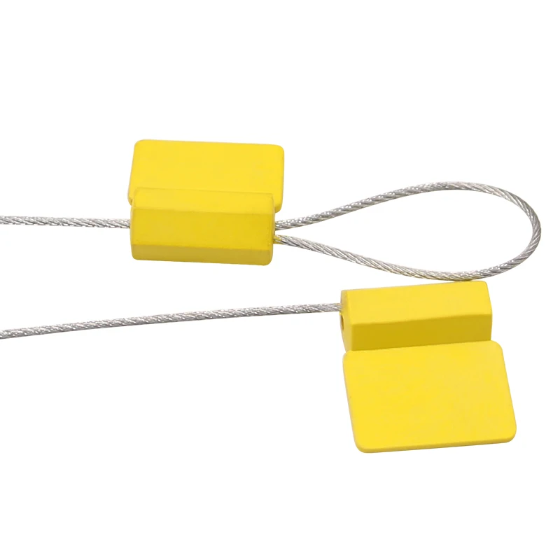 MA-CS3019  Robust Plastic Head Steel Wire Disposable Container Cable seals for Security Container Truck Lock