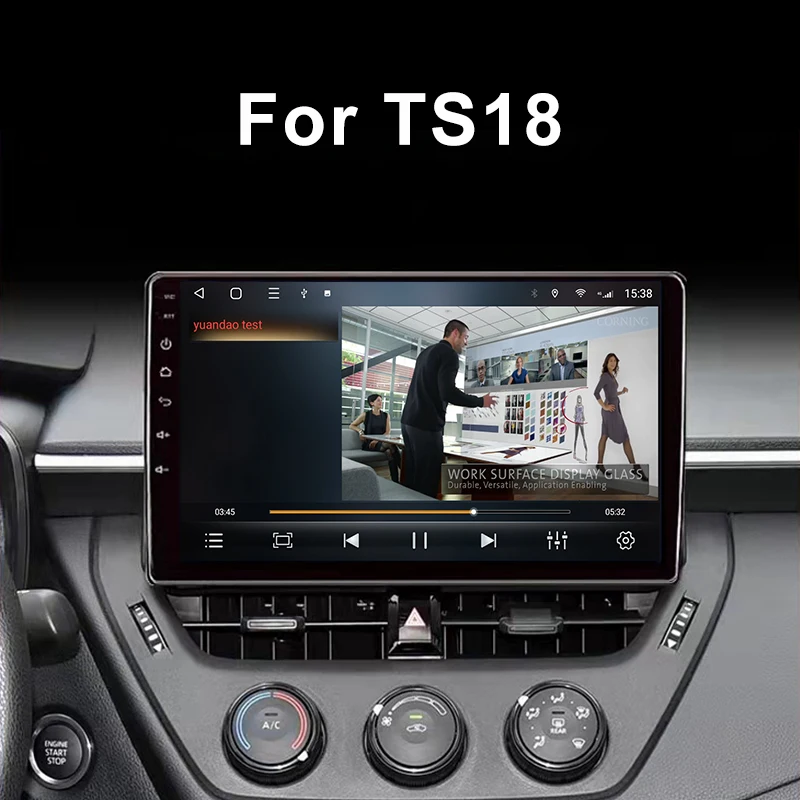 TS18 7/9/10 Inch Android10 Car Radio Multimedia Player Car Radio Built-In GPS Navigation Car Wireless Carplay Auto DVD Player