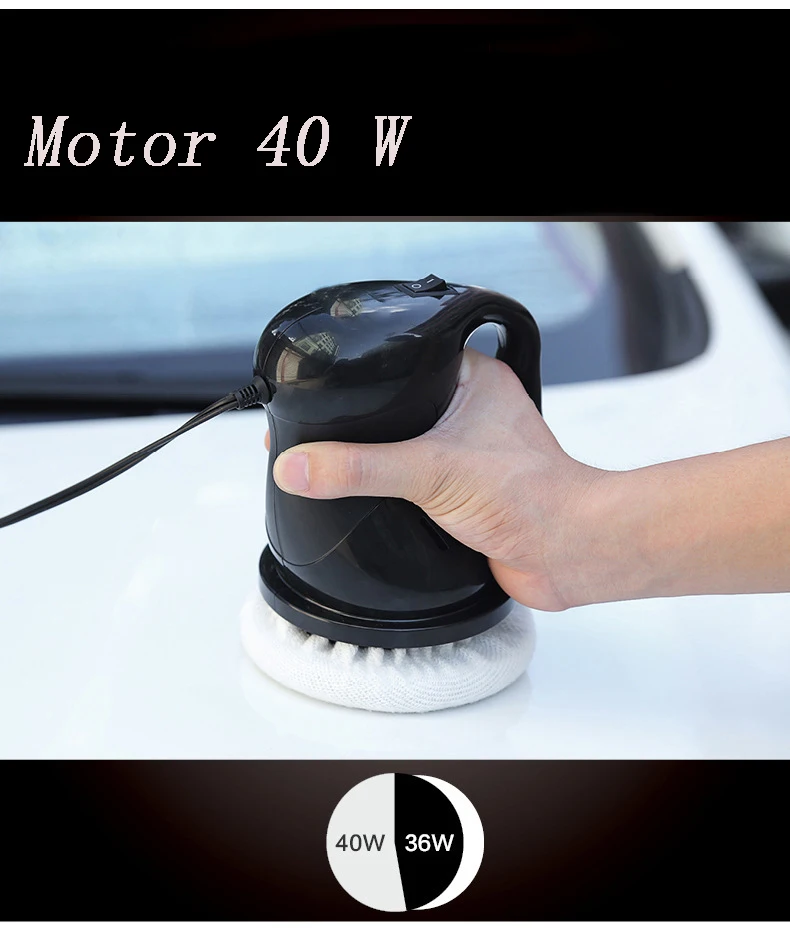 ROADSTAR High Quality 12V 40W Car Polisher Buffer Polishing Waxing Machine Vehicle Self-Service Polisher Car