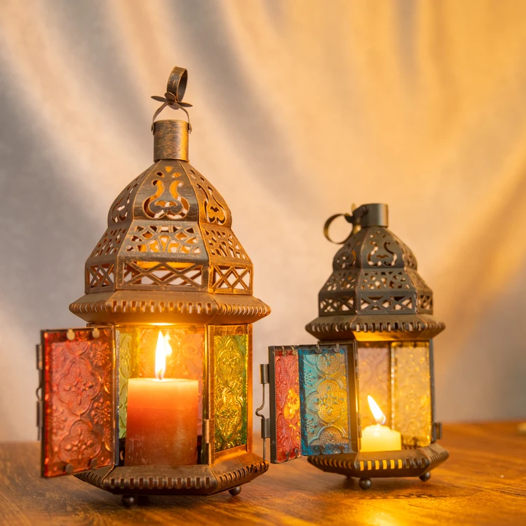 
Good Quality Popular Modern Metal Moroccan Hanging Mini Lantern 