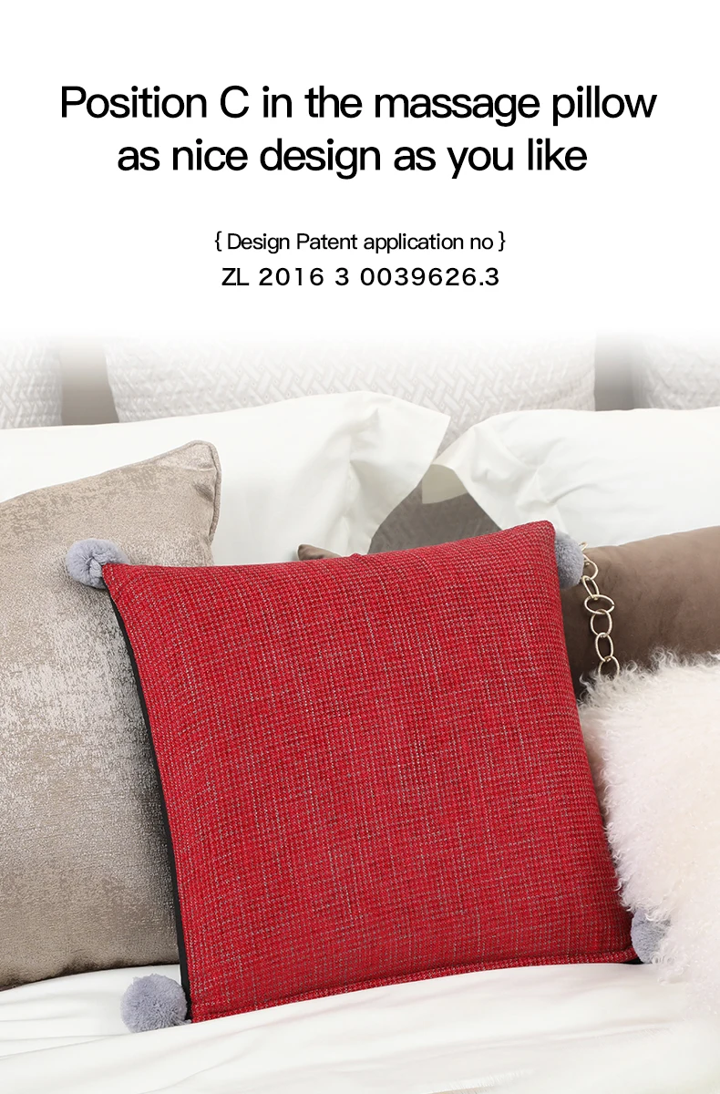 
Electric Multi Purpose Massage Pillow Massage Cushion with Heat for FOOT LEG BACK NECK Pain Relief Sciatica Pain Relief Pillow M 