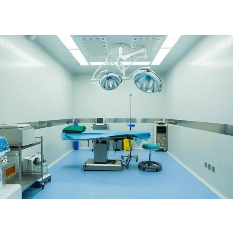 Inside a modern operating room Hybrid Integrated Digital O.R.  It is equipped with surgical table monitors, and other equipment