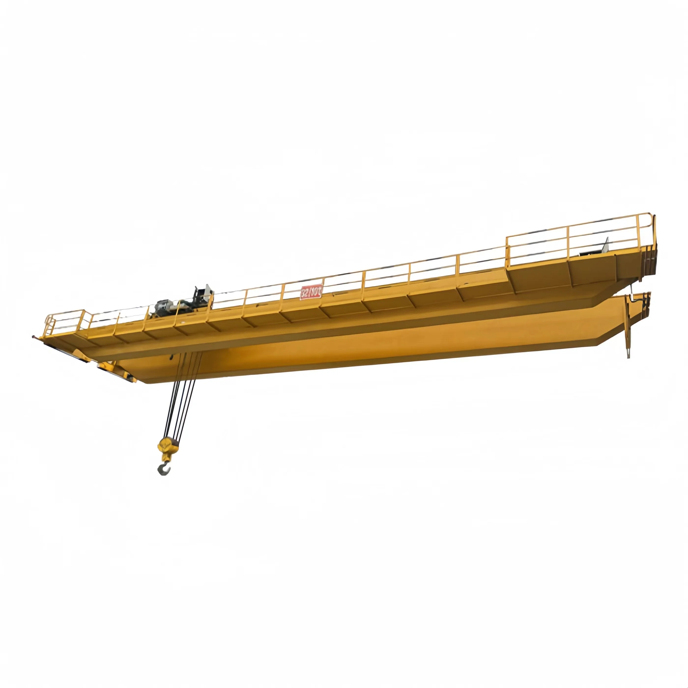 Low headroom double beam overhead crane electric hoist european style gourd double beam crane