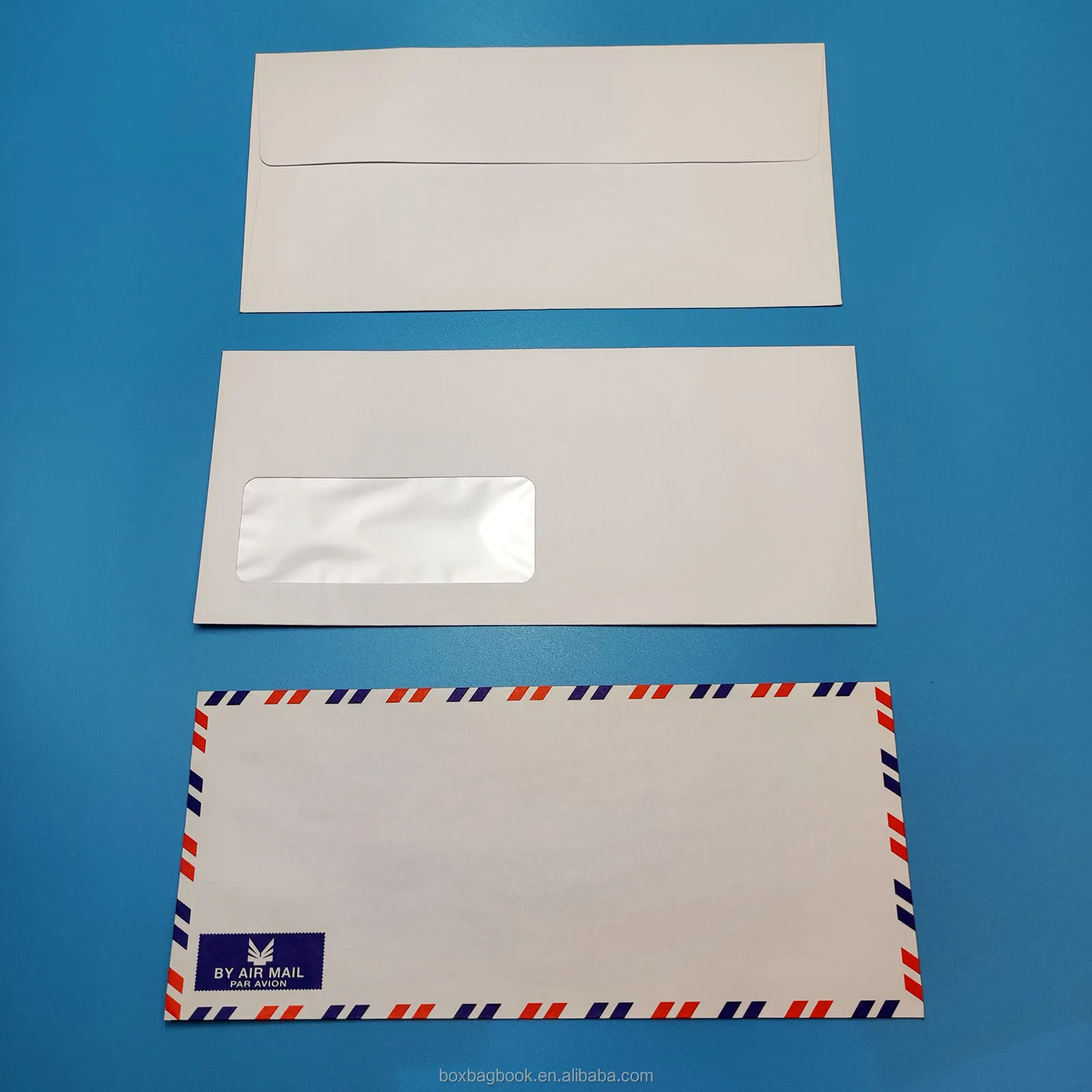 Good Quality Customize Thick Protected Tissue Paper File Envelope Receipt Small Postage Printed A4 B5 Paper Envelope With Window