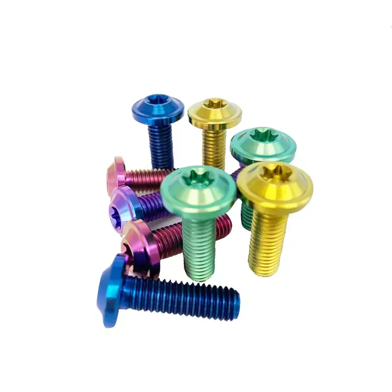 High standard Disc head screws TITANIUM SCREWS