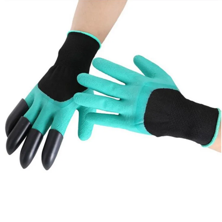 Competitive Price Custom Color Smooth Flower Household Garden Gloves with Claw