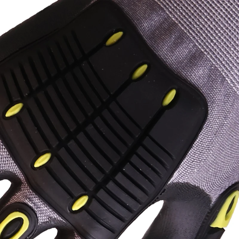 XINGYU Heavy duty reinforced TPR gloves 18G grade 3 HPPE nitrile coated foam hand protection mechanical safety gloves