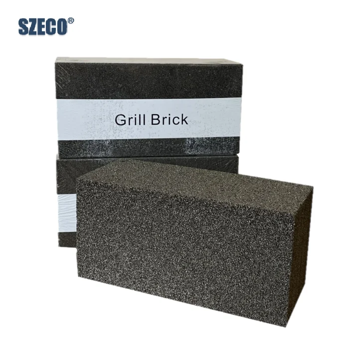OEM Foam cellular Glass Cleaning Bricks can effectively clean a restaurant flat top pot grill or grill pan