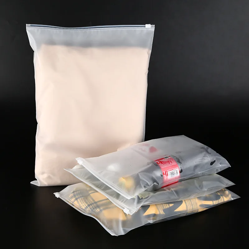 Custom Ziplock Plastic Clothing Packaging Bags With Logos