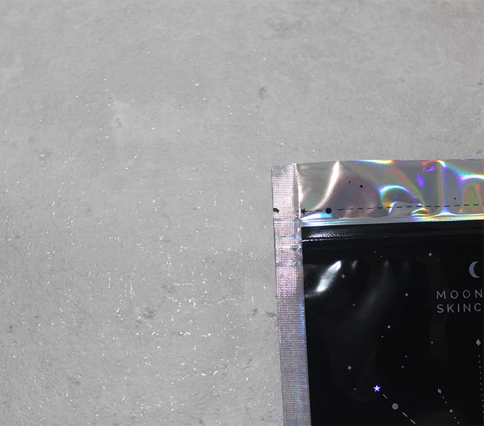 5.5OZ bath salts packaging custom printed stand up zipper bag laser packaging bag