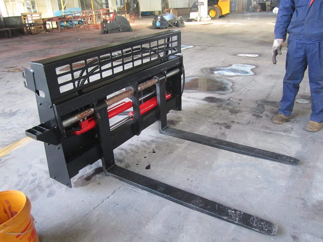 Китайский завод гидравлический поддон для погрузчика с регулируемыми вилками