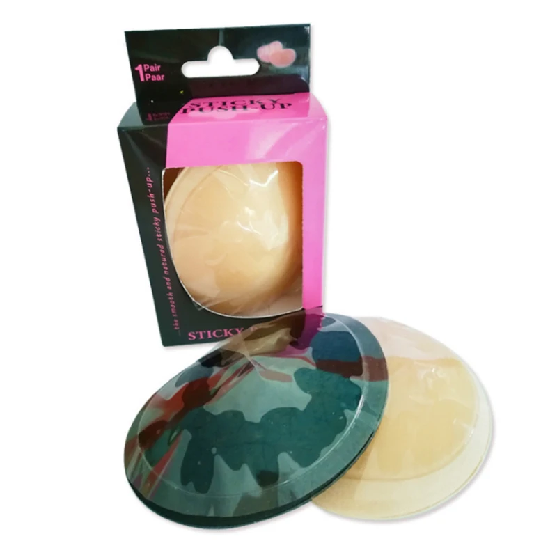 Hot Selling Bikini Inserts Breast Enhancer Insert Sponge Foam Bras Cups Adhesive Sticky Push Up Breast Pads