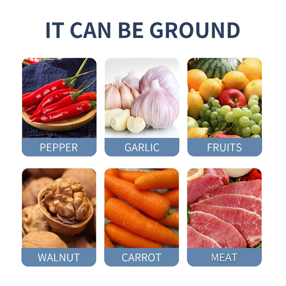 Кухонные аксессуары беспроводной овощерезка 2л мясо измельчитель электрический для чеснока имбиря