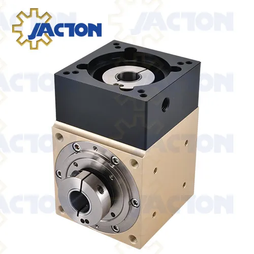 JAC060 Precision Right Angle High output torque Gearbox Low Backlash for 200-400W AC servo motor or 60 stepper motor