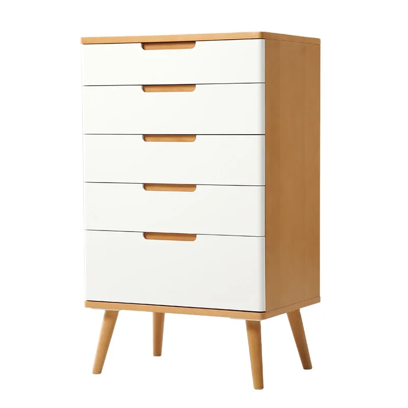 Modern Living room storage cabinet furniture 5 drawers of wooden Chest storage cabinet