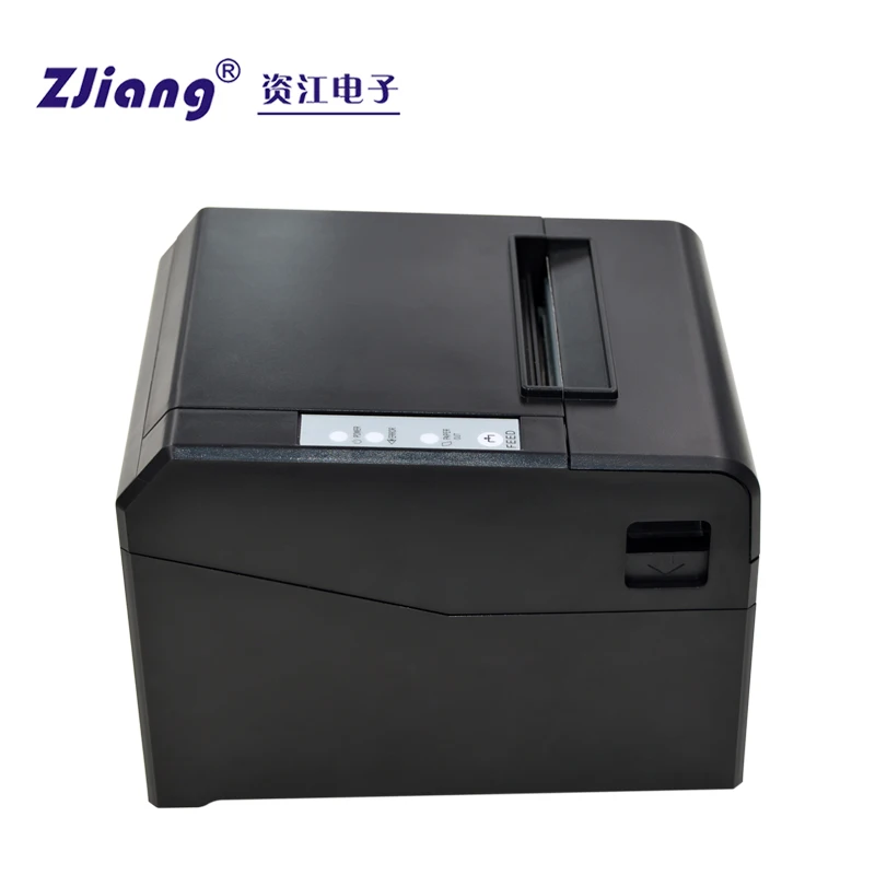 Zijiang 8330 Thermal Kitchen 80mm Pos Thermal Bill Receipt Printer With Optional Wifi/ Bluetooths/usb Receipt Printer