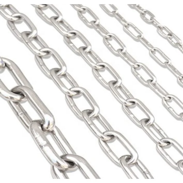 chain stainless steel manufacturer 304 316 Stainless Steel Flashing Welded Link Chain For Heavy Duty Industrial