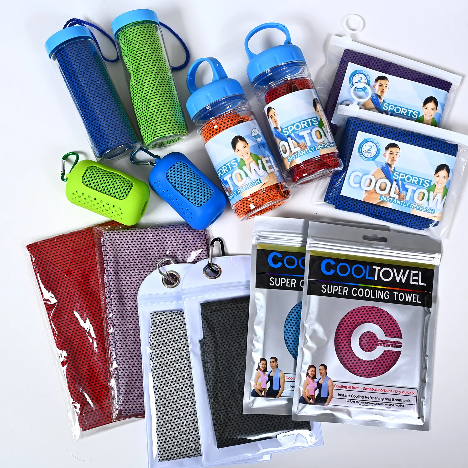 Outdoor Sublimation Microfiber Gym Towels Custom Print Microfiber Ice Neck Cooling Sport Towel