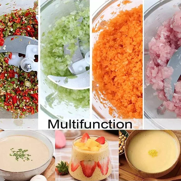 Hot Sale 3L 3 Speed Meat Chopper Electric Food Grinder Mixer Machine Stainless Steel Meat Shredder