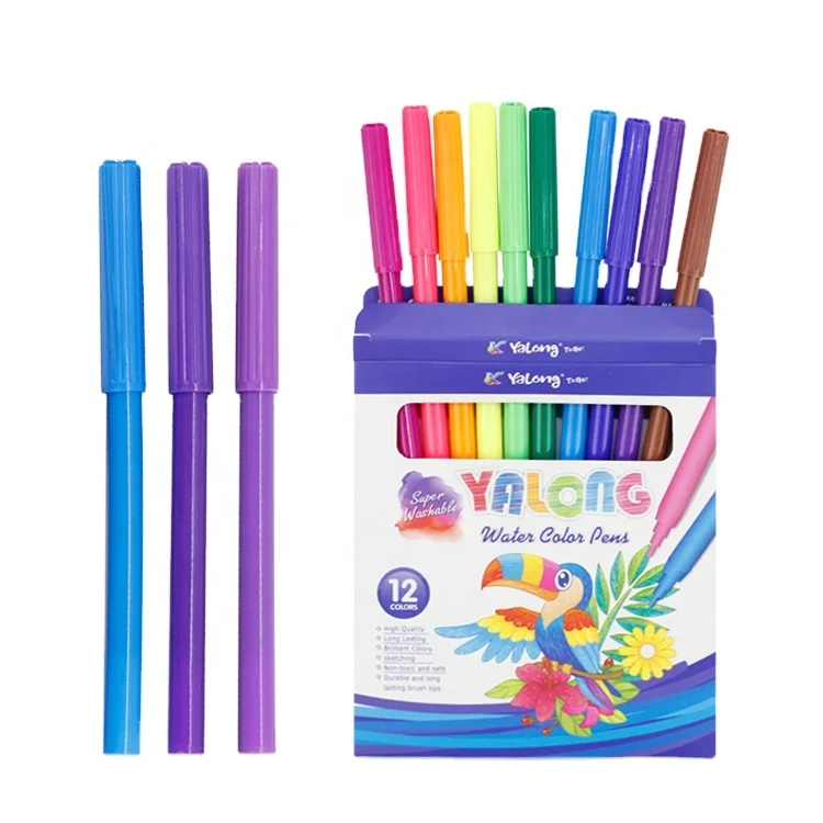 Yalong Hot Sale Custom Flexible Tip Art Marker Calligraphy Art Drawing Watercolor Pen Painting Pen For School