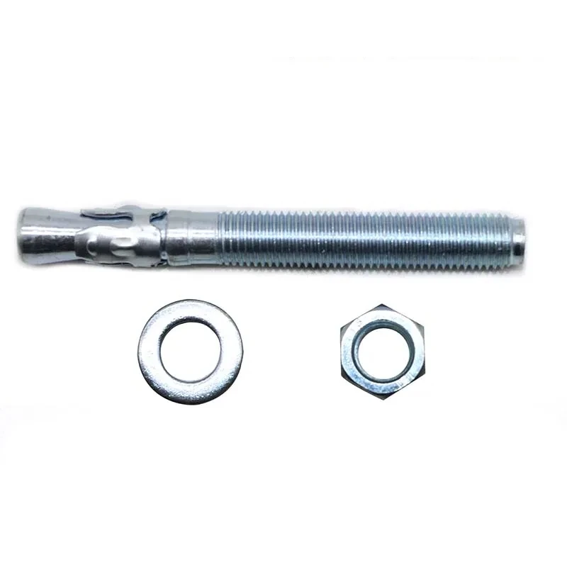 Factory direct white zinc M6 wedge anchor bolt carbon Steel Fastener Bolt Wedge Anchor for building