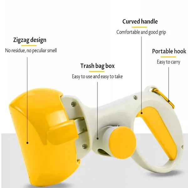 Pet Waste Cleaner With Bag Eco-Friendly Dog Pooper Scooper